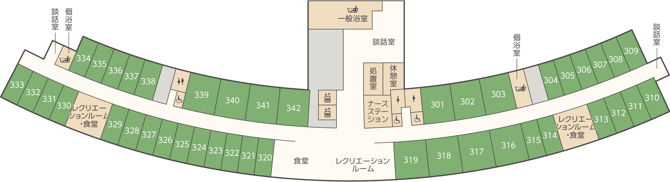 3Fフロアマップ